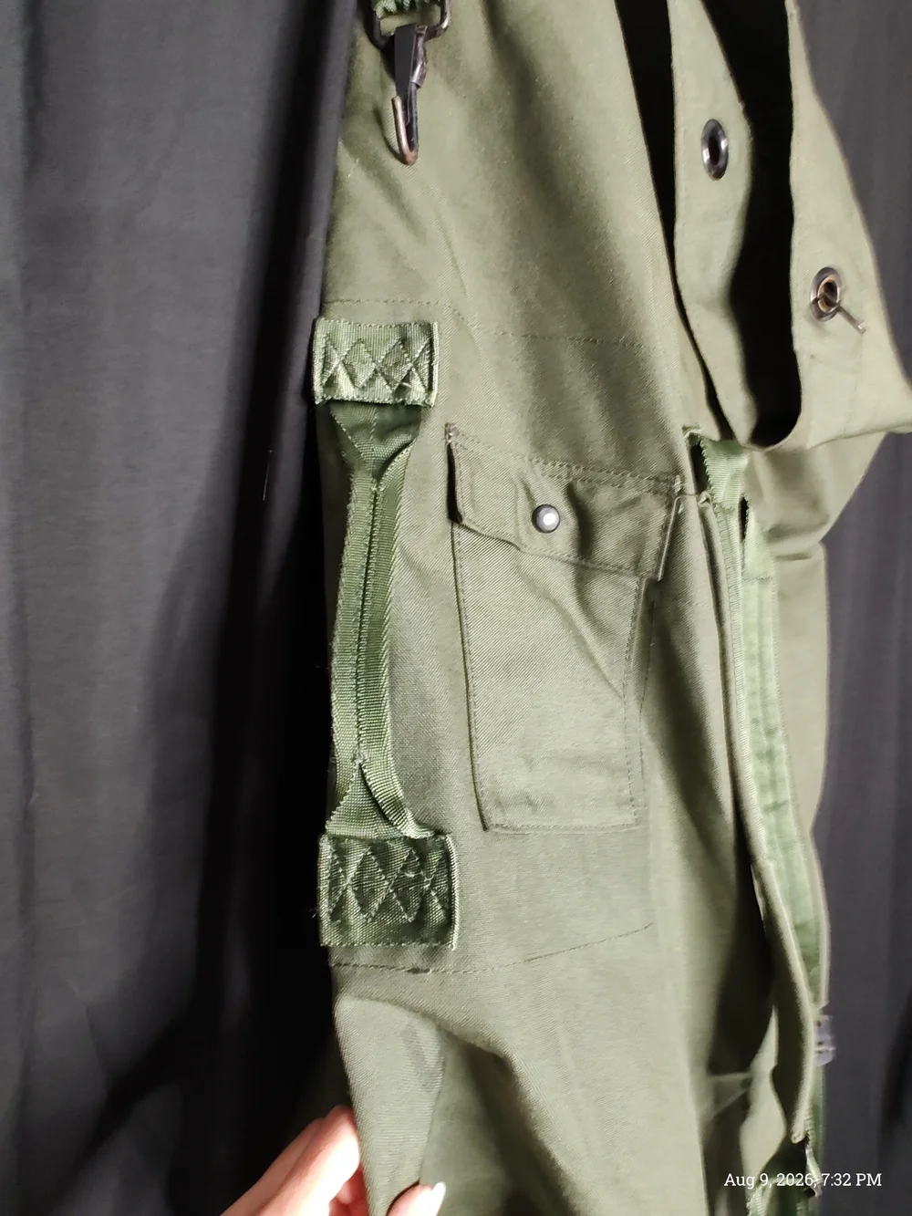 Olive Green Men's Duffel Backpack - Classic Military Style